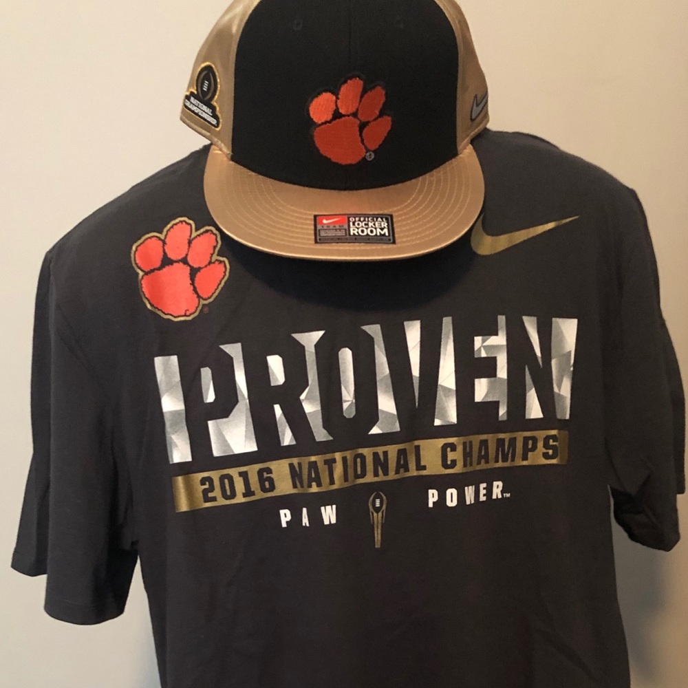 Clemson 2016 Natl Championship Tshirt NWT